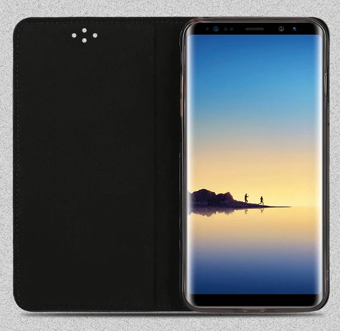 LANGSIDI брендовый бизнес-узор флип-чехол для телефона чехол для samsung Note 8 9 fundas полностью ручной работы kicstand для galaxy s8 s9 s10e
