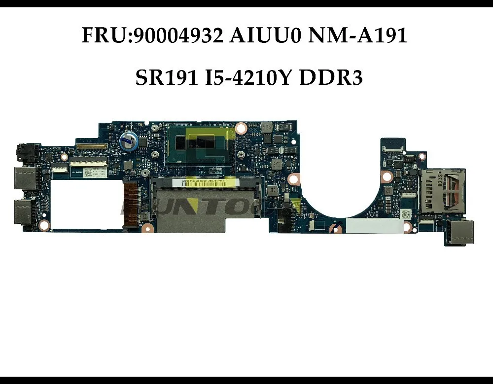 Высококачественная материнская плата AIUU0 для Lenovo Yoga 11s ноутбука FRU:90004932 SR191 DDR3 100%