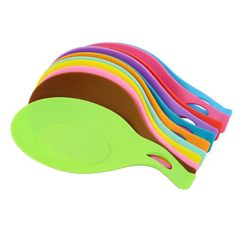 Горячая силиконовая ложка изоляционный коврик Высокая термозащита термостойкий