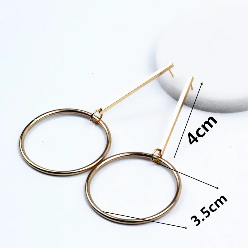 Серьги-подвески в богемном стиле длинные висячие серьги для женщин круглый цвет