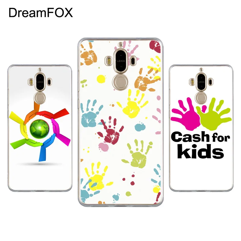 Dreamfox K046 детей S кампании рука мягкая ТПУ силиконовый чехол для Huawei Коврики G 7 8 9 10