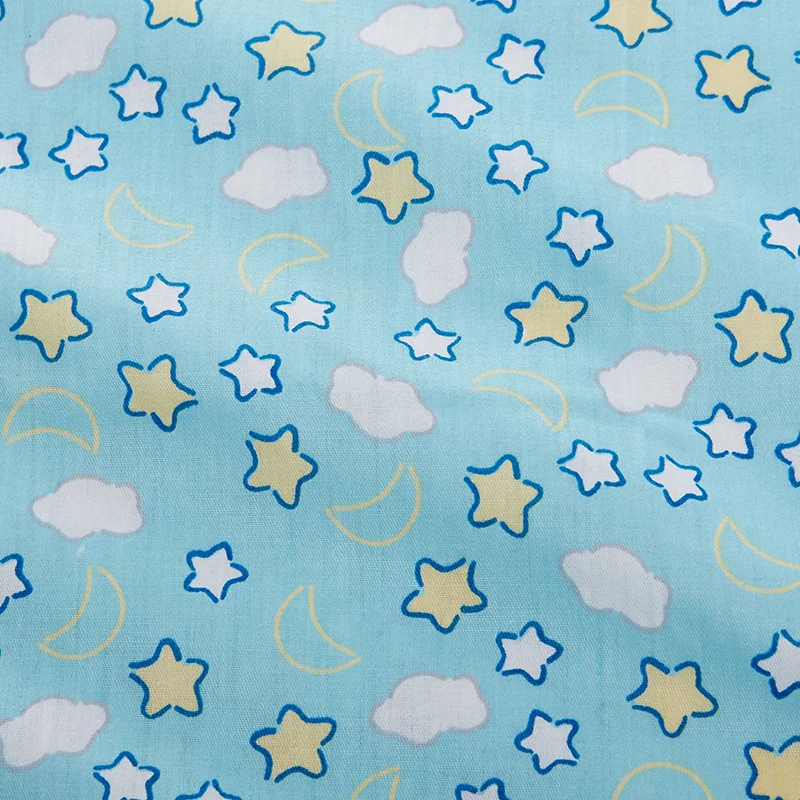 6 шт. хлопок Ткань ткань детские покрывала версия луна и звезды в Байюнь