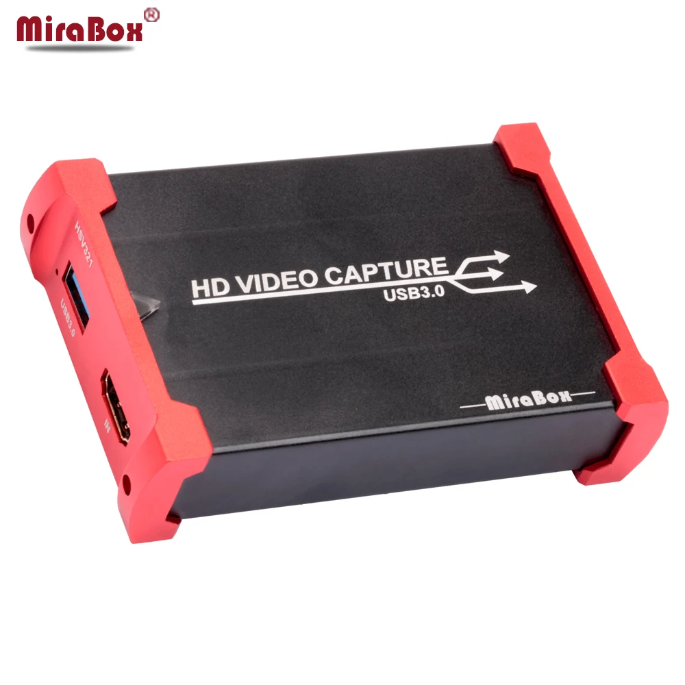 Карта для захвата игр MiraBox USB 3 0 Youtube Twitch живая трансляция HD видео устройство PS3 PS4