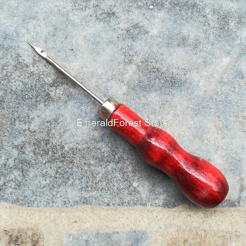 Конус с деревянной ручкой Cucurbit DIY ручная дрель крюком деревянная обувь ручка