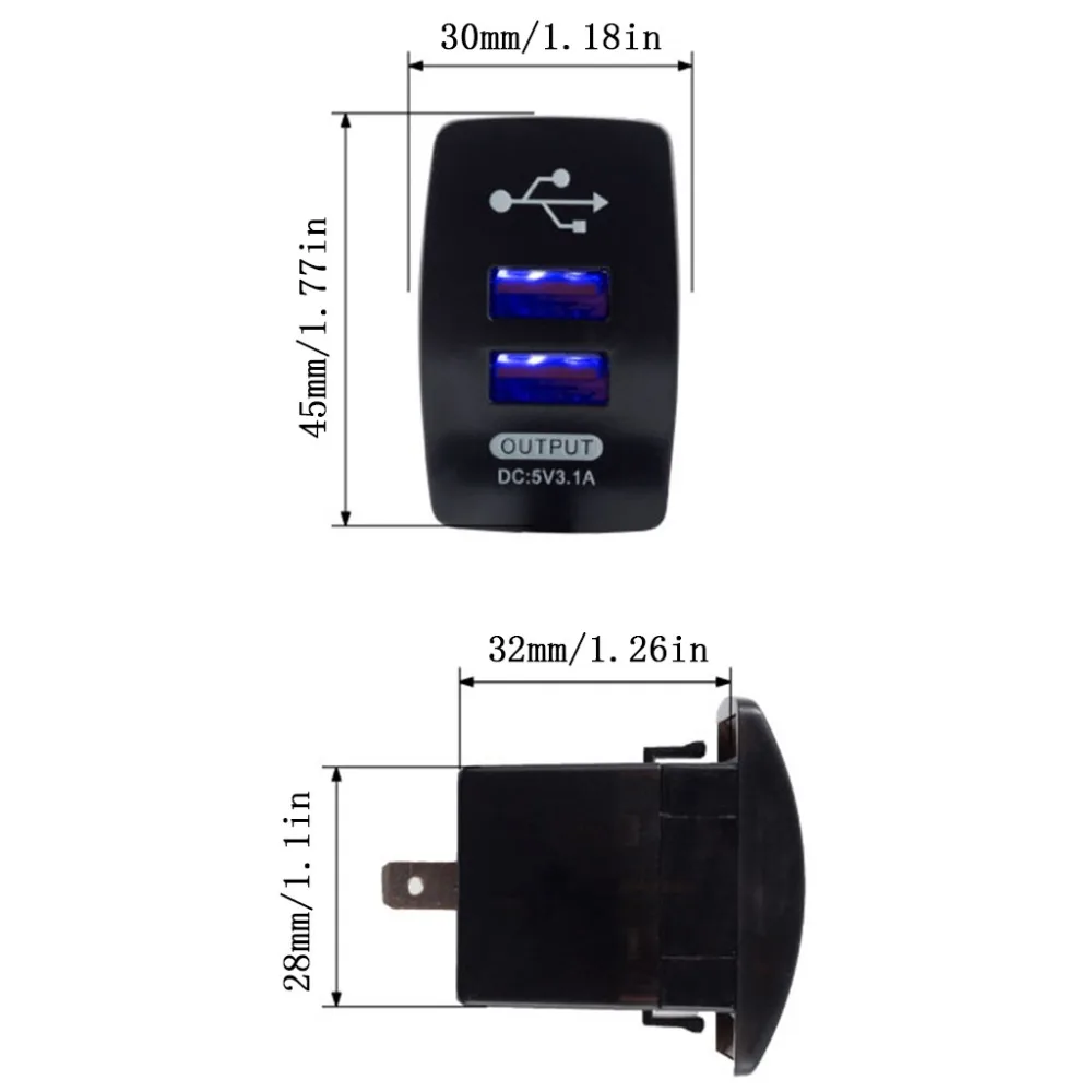 Двойной USB адаптер для розетки питания|cigarette lighter socket splitter|power outlet adapterslighter splitter |