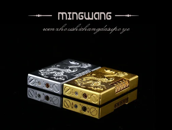 1 шт. креативная рельефная зажигалка с драконом ветрозащитная Бутановая газовая