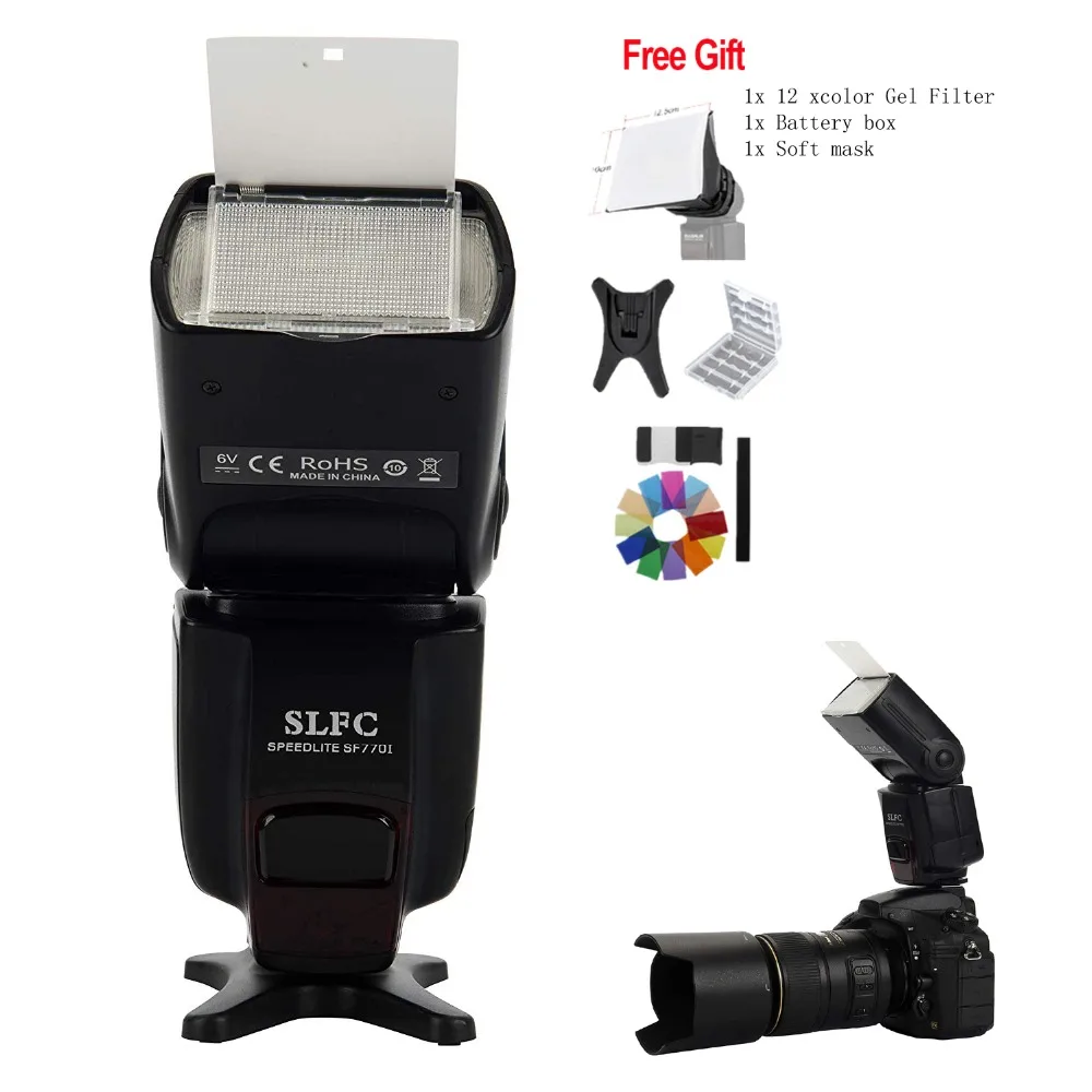 SLFC 2 4 ГГц беспроводной триггер Вспышка Speedlite для Canon Nikon D3200 D3100 D5300 D7200 DSLR C |