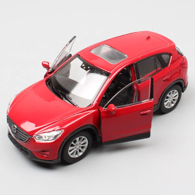Детские 1:36 Welly Mazda CX-5 CX5 SUV машинки миниатюрные Литые и игрушечные машинки моделирующие Игрушки для мальчиков