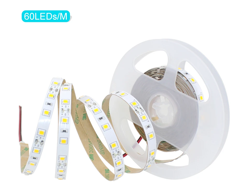 С регулируемой яркостью Светодиодные ленты 12V 4040 SMD Светодиодные ленты e 300 светодиодный 600 светодиодный сенсорный диммер переключатель 110 V-220 V 2A Питание для внутреннего Кухня светильник