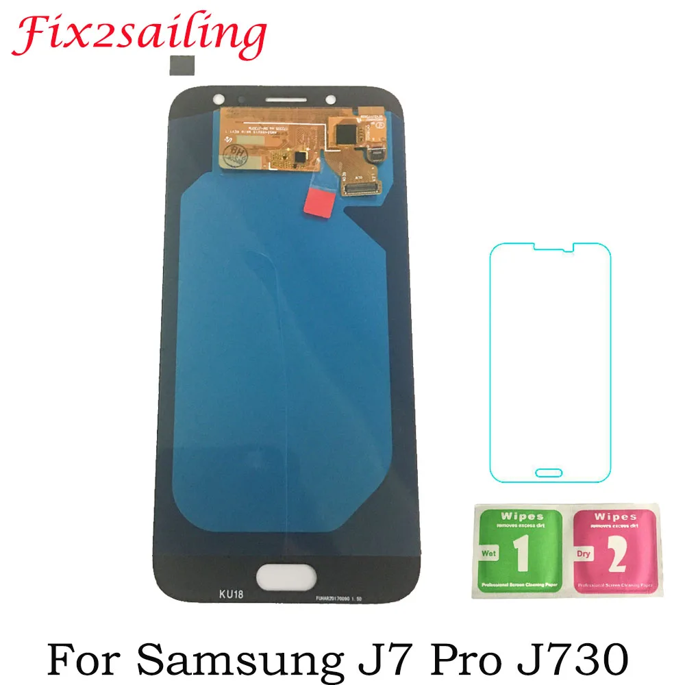 Оригинальный Новый ЖК дисплей Экран для SAMSUNG Galaxy J7 Pro 2017 J730 J730F Дисплей + Сенсорный