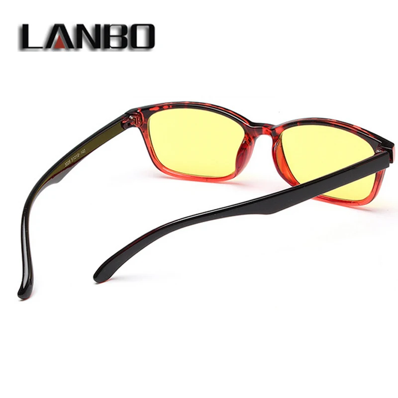 Очки против голубого излучения компьютерные очки UV400 Модные с прозрачным желтым