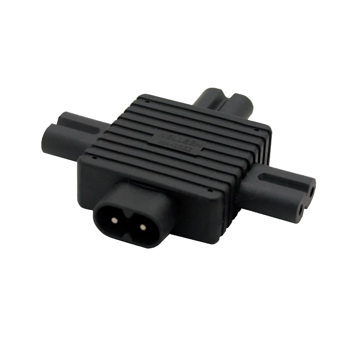 IEC-320 C8 до 3x C7 адаптер питания IEC 320 для энергии разделительный | Строительство и