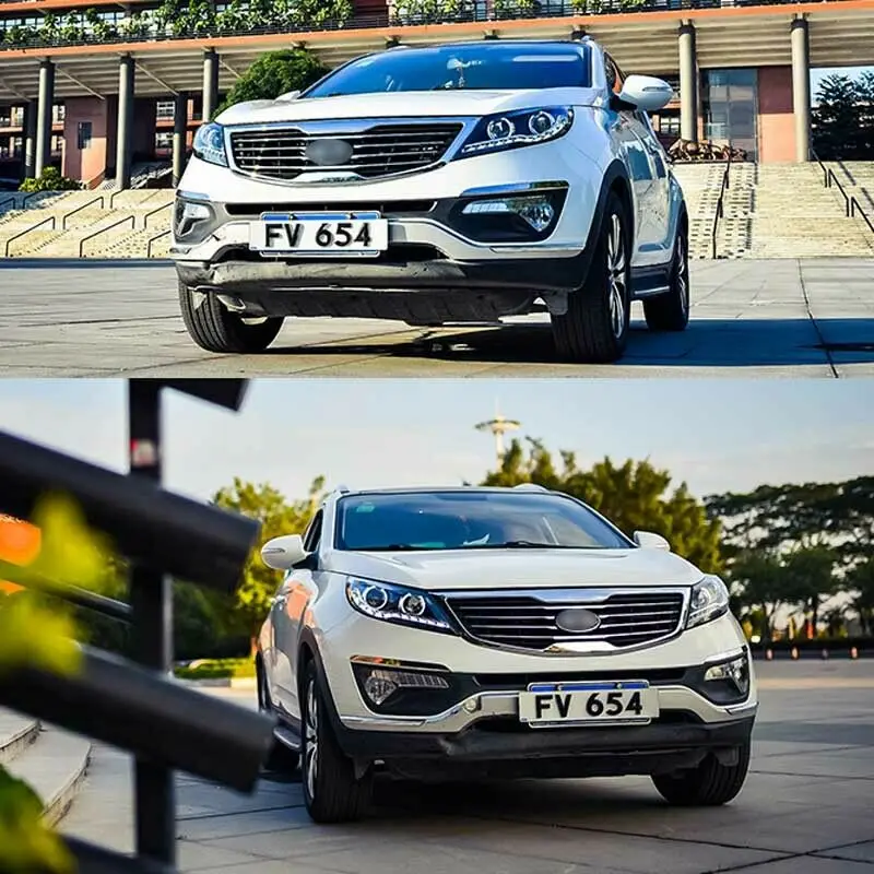 Динамический поворотный сигнал светодиодные фары DRLs линзы проектора Bi Xenon