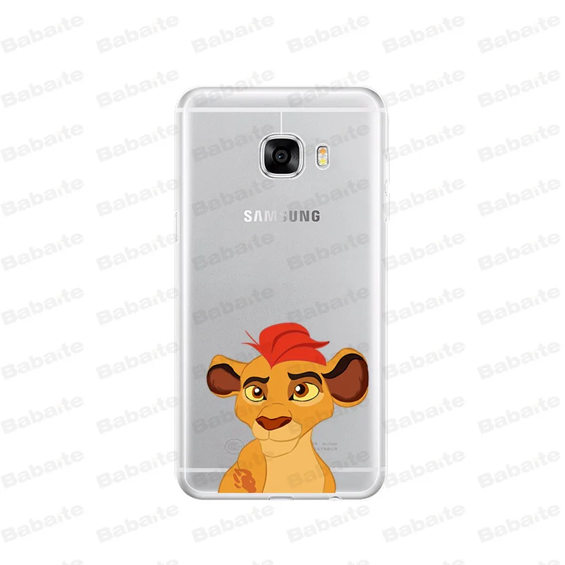 Чехол для телефона Babaite The Lion King прозрачный мягкий силиконовый чехол из ТПУ Samsung S5