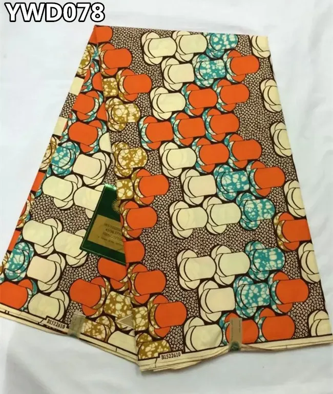 Hot sales African woodin wax 6yards High Quality veritable real fabric YWD081 | Дом и сад