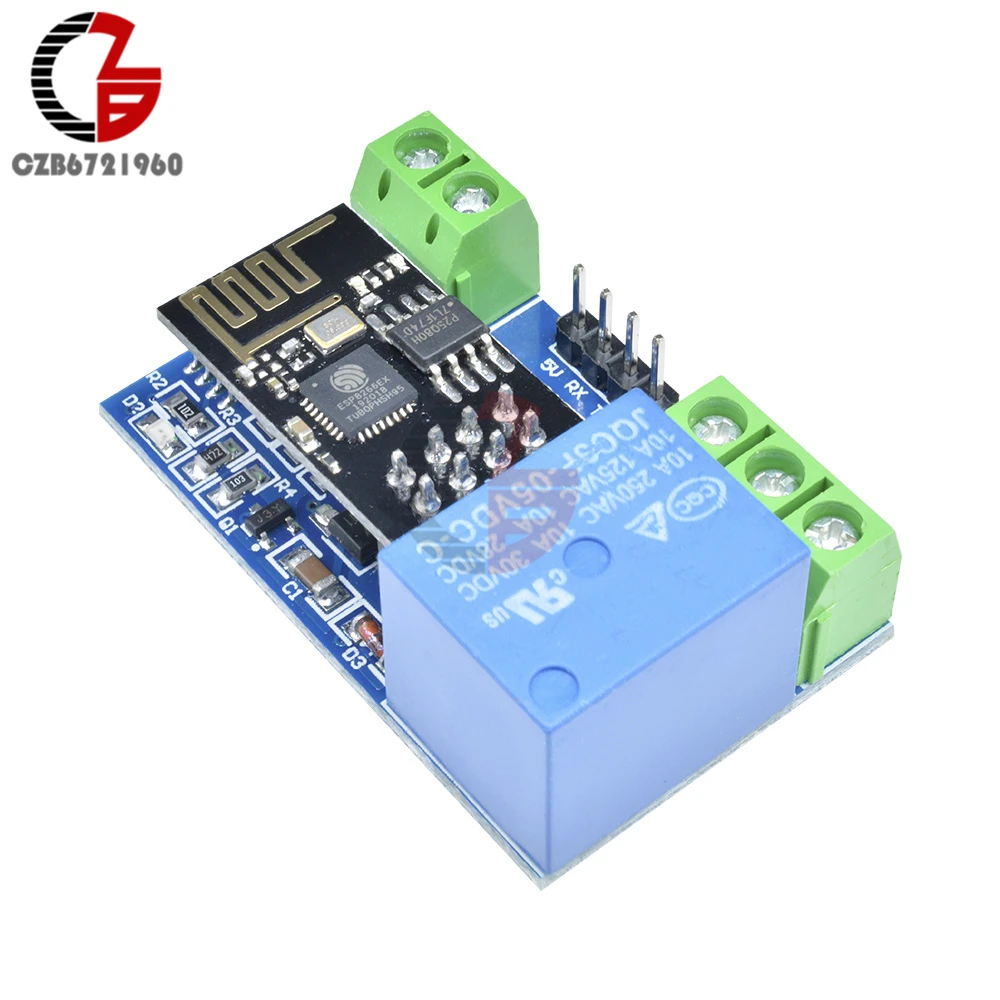 5 в постоянного тока 1 канал ESP8266 ESP 01 релейный модуль беспроводной Wifi пульт