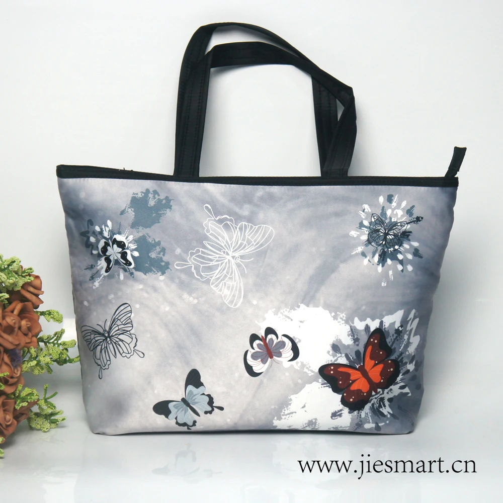 Серая сумка мессенджер с бабочками женский подарочный набор 2018 тоут товары на