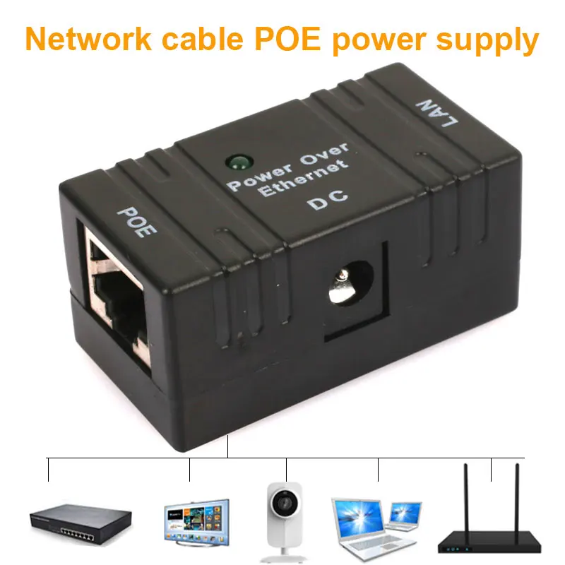 Инжектор POE комбайнер Мощность Универсальный RJ45 разъем точка доступа сетевой