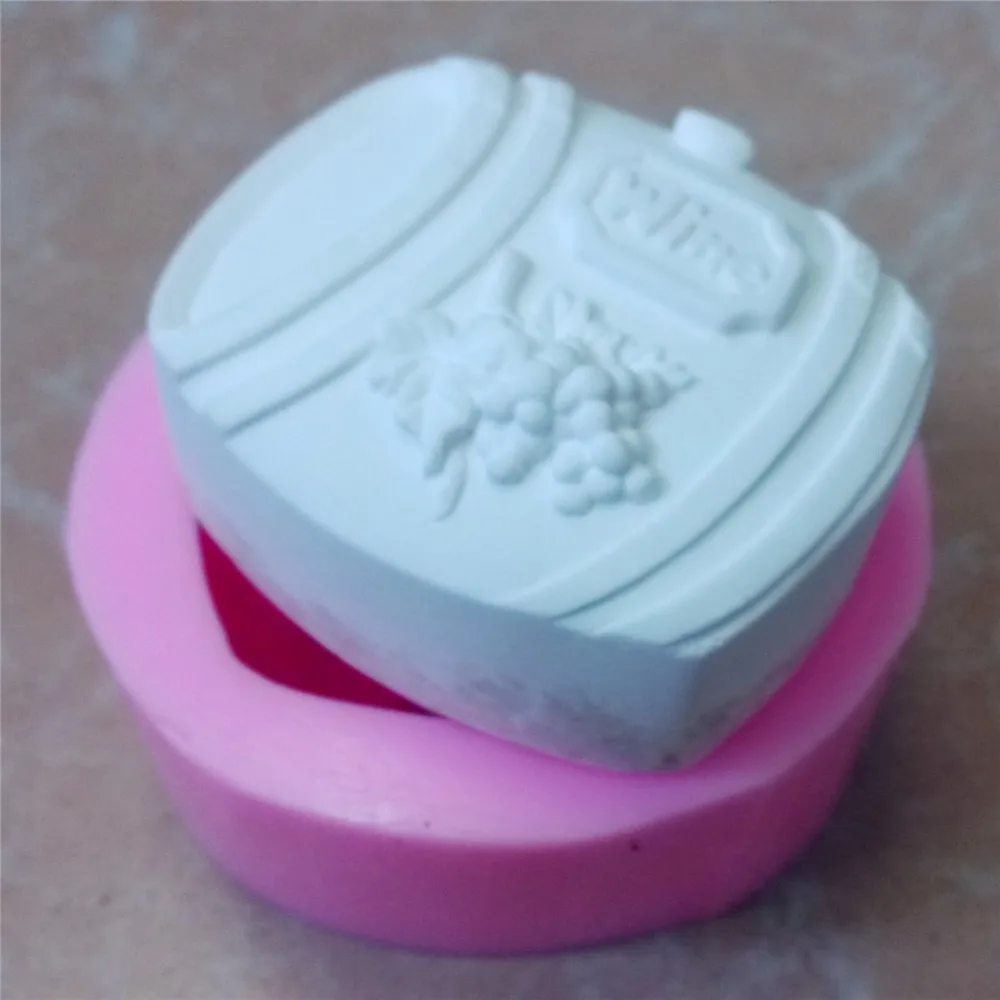 Большая форма для винных бочек 3D силиконовая мыла DIY формы ручной работы|mold for|mold