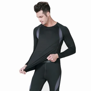 Зимняя мужская одежда термальный Комплект Горячая-сухая флисовая Спортивная одежда мужские технологии поверхности термо наборы унисекс теплая одежда Ropa Hombre