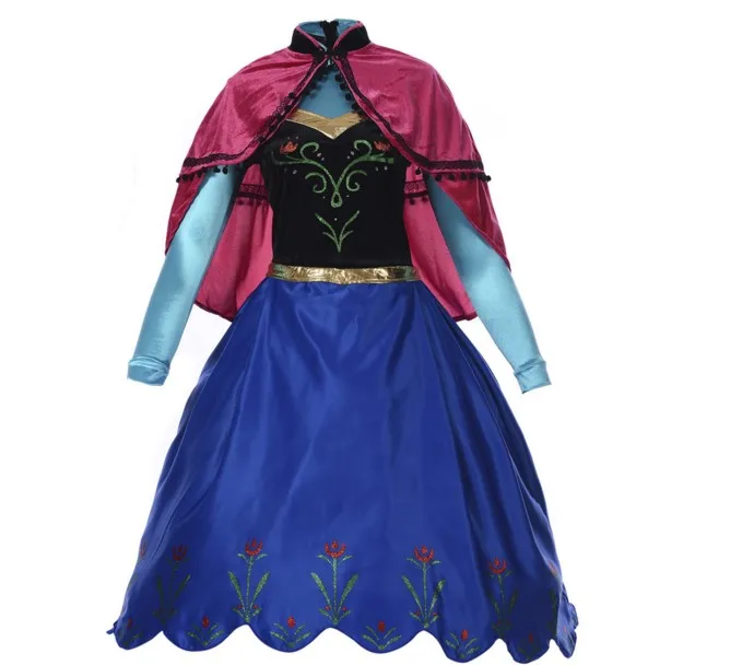 Костюмы на Хэллоуин для женщин платье Эльзы костюм принцессы Анны родителей