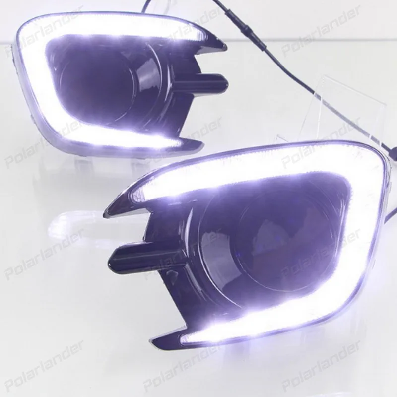 2017 Новый сигнал поворота DRL Противотуманные фары Дневные ходовые Бег светильник