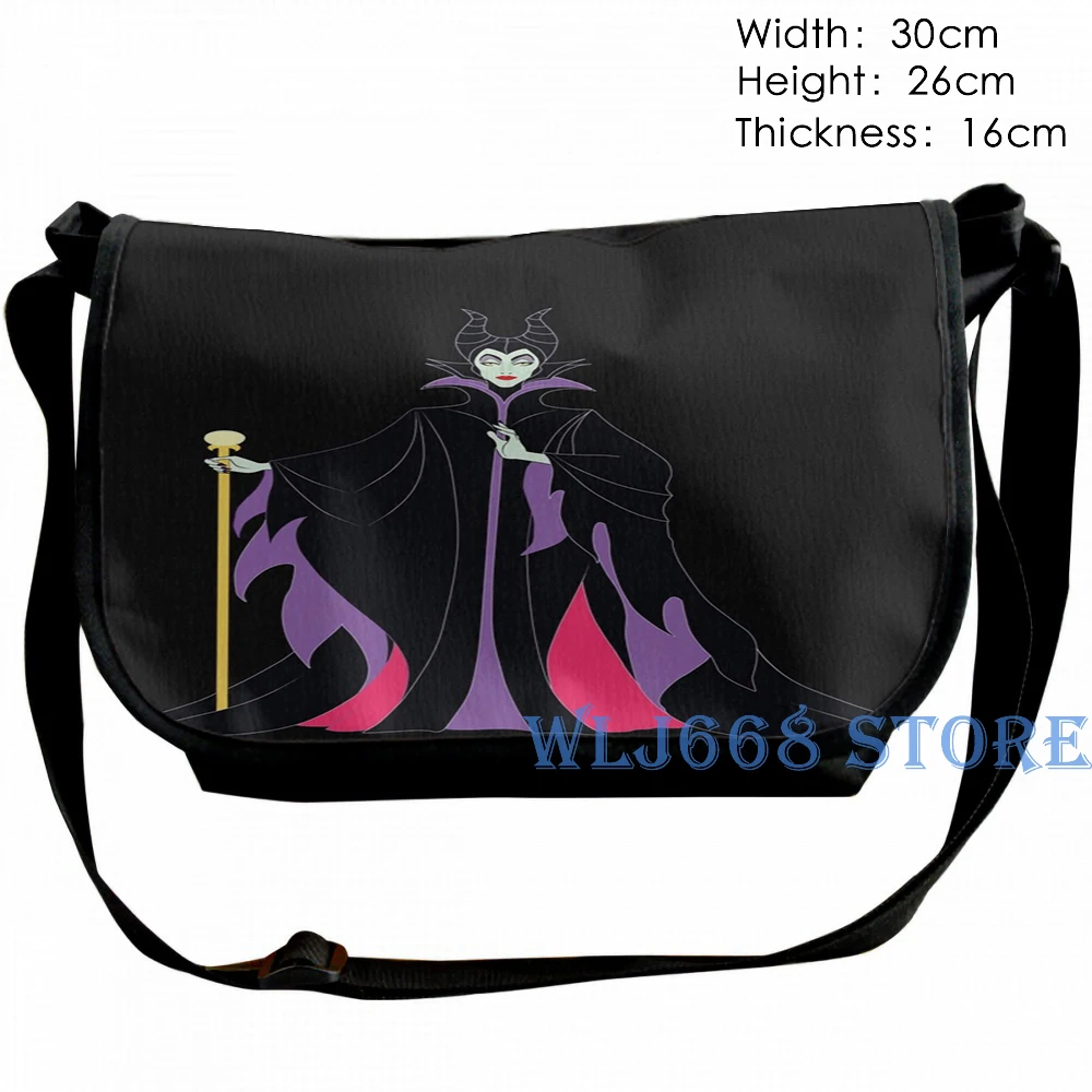 Забавные сумки на плечо с графическим принтом для женщин, Maleficent, рюкзак на одно плечо для путешествий, мужская сумка для спортзала