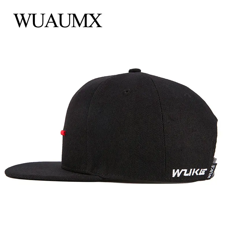 Wuaumx бренд Snapback шапки Для мужчин без каблука шляпе женщин Бейсбол хип хоп