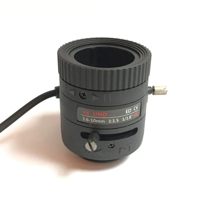 F1.5 4K варифокальная 3 6 10 мм 1/1.8 &quotDC Авто IRIS cctv камера объектив для камеры