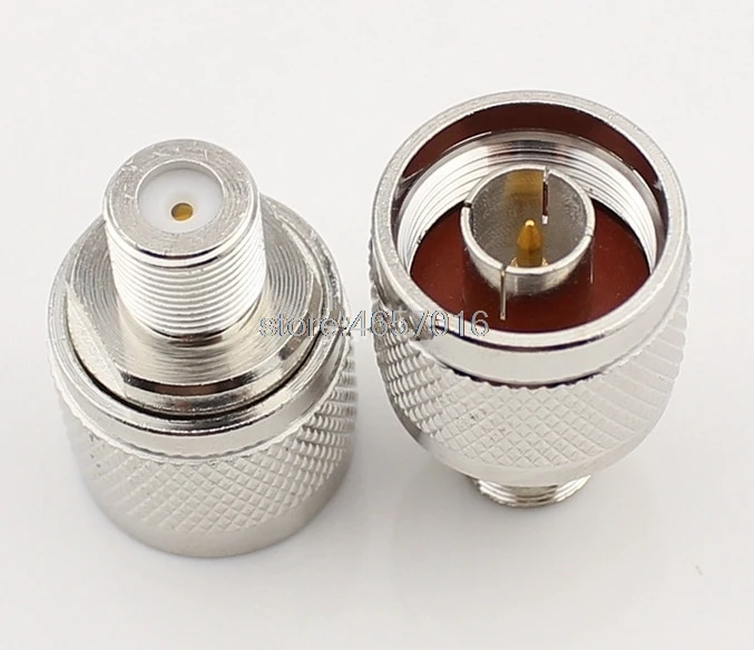 

10pcs RF Connector N Male Plug Male Pin to F Female Jack Adapter