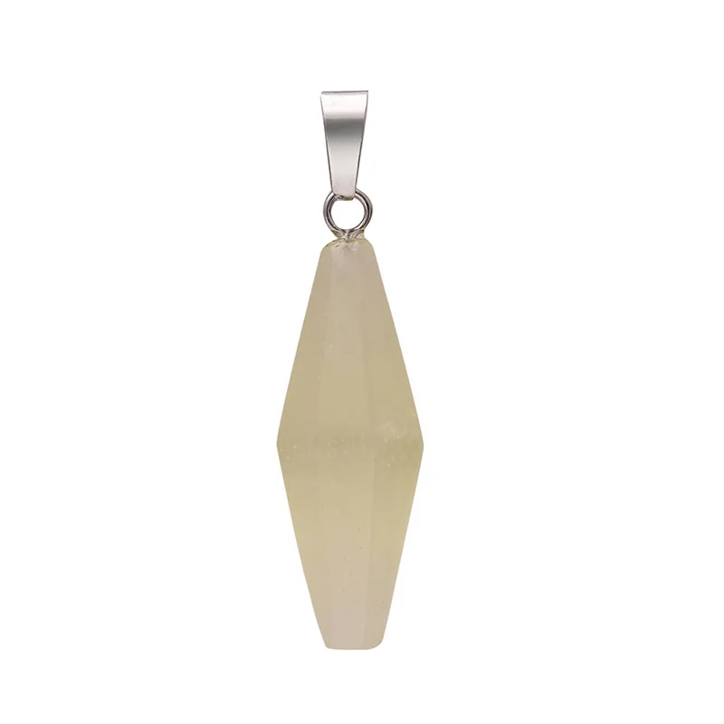 Wholesale Assorted Raw Quartz 9 Color Hexagonal Crystal Natural Stone Pendant DIY for Necklace or Jewelry Making | Украшения и