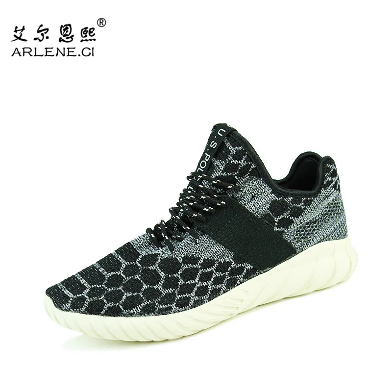 2016 Новый Бренд Дышащей Шнуровкой Повседневная Обувь Мужчины Прочный Моды Уютный