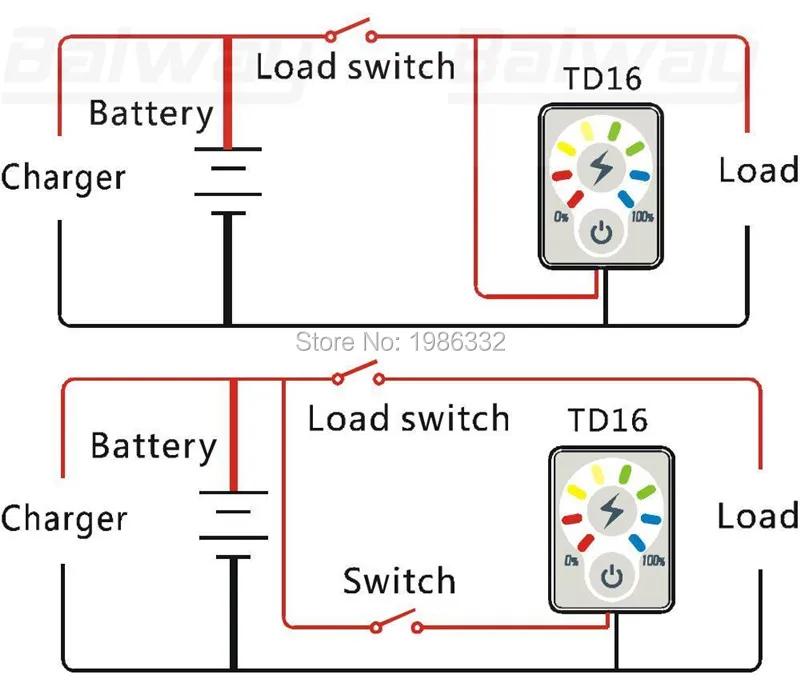 Светодиодный светильник WS16 измеритель емкости свинцово-кислотных аккумуляторов