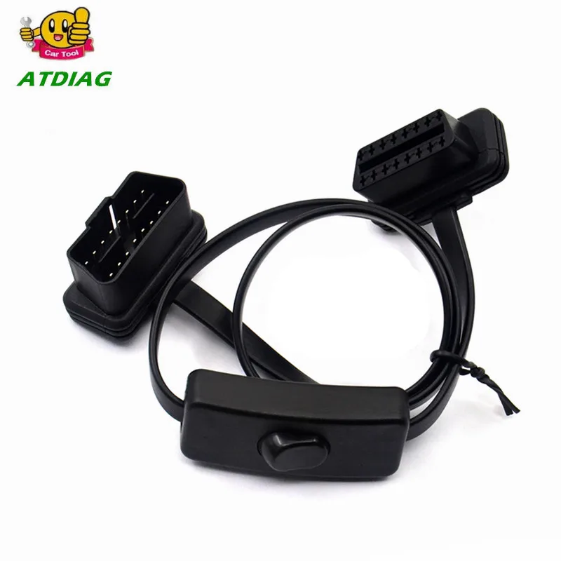 

New OBD2 16Pin Female Extension Opening Cable Car Diagnostic Interface Connector OBD II Female Converter OBD2 Male Cable