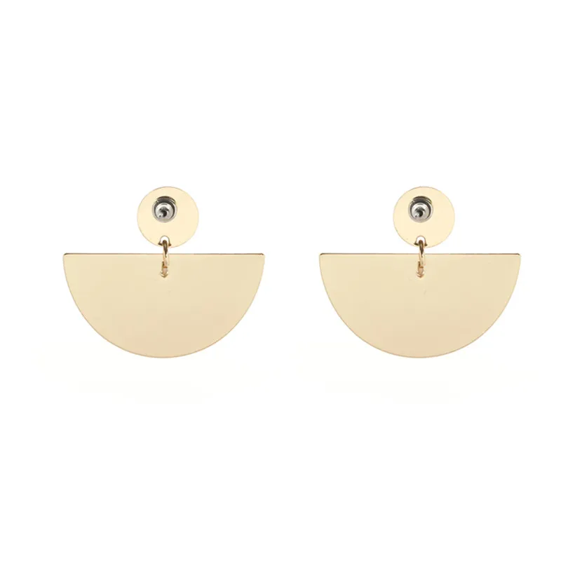 Женские многослойные серьги с подвеской геометрические из сплава цинка