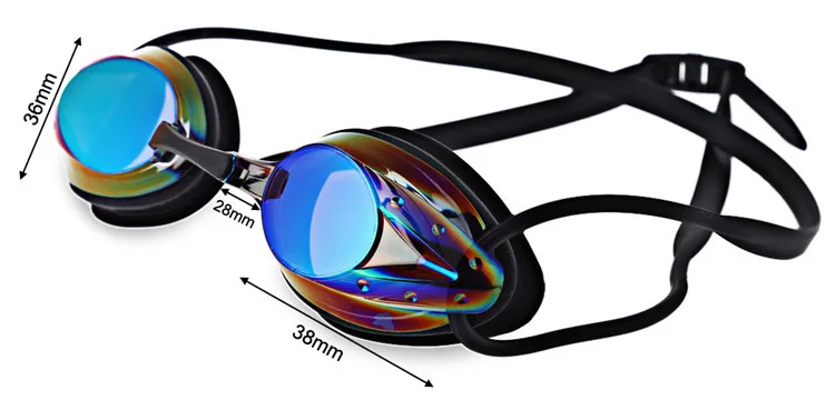 

Swimming goggles Men Adjustable Electroplating Waterproof Anti-fog UV Women Swimming Pool Glasses Adult Eyewear Free Ear Plugs