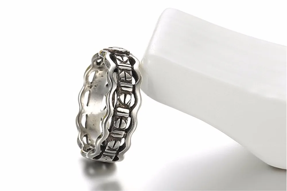 Kinitial чешские стерлингового серебра 925 палец кольцо внешней торговли Ретро