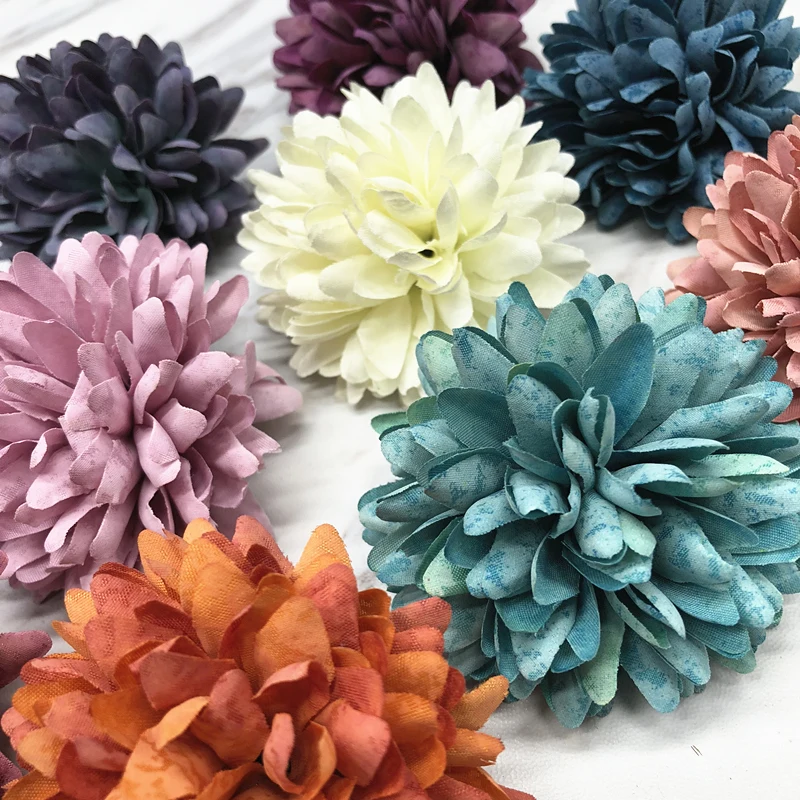 HINDJEF 5 шт. шелковая Гвоздика искусственные цветы для дома Маргаритка Свадебный