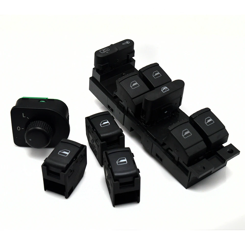 Переключатель стеклоподъемный для VW JETTA GOLF MK4 POLO BORA Passat B5 BEETLE 3B0959855 1J4 959 857D 1GD 855C 5 шт.
