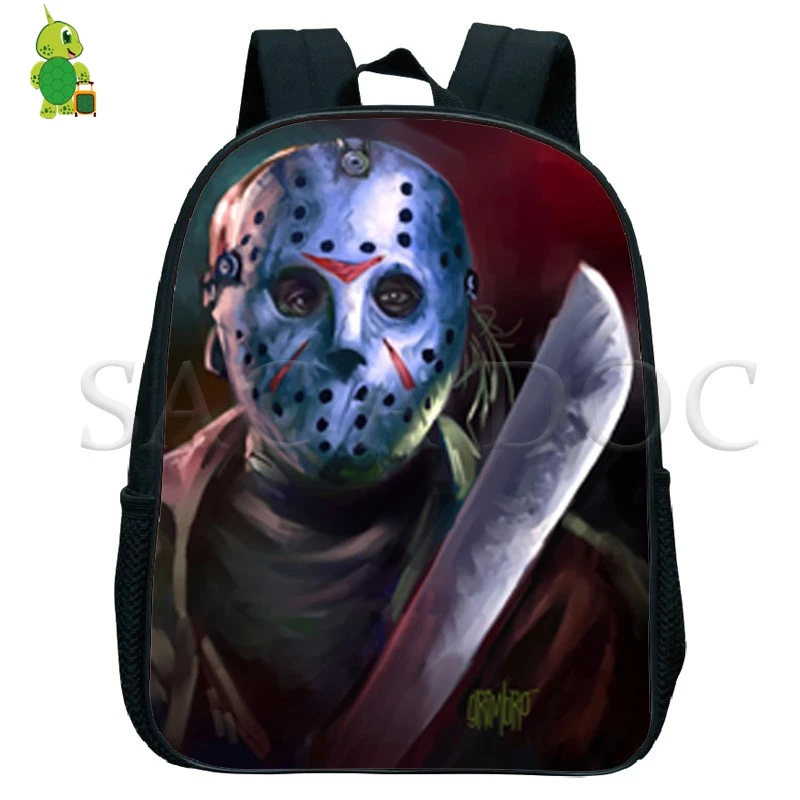 Friday The 13th Jason Voorhees, рюкзак для детей, школьные сумки для мальчиков и девочек, рюкзак для детского сада, детские маленькие сумки