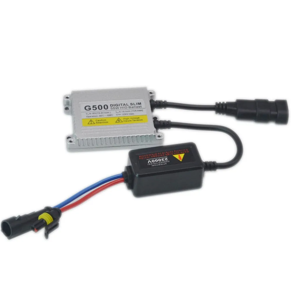 Один комплект H4 Xenon HID Kit Bi xenon лампа Высокая Низкая Автомобильная лампочка AC 55W