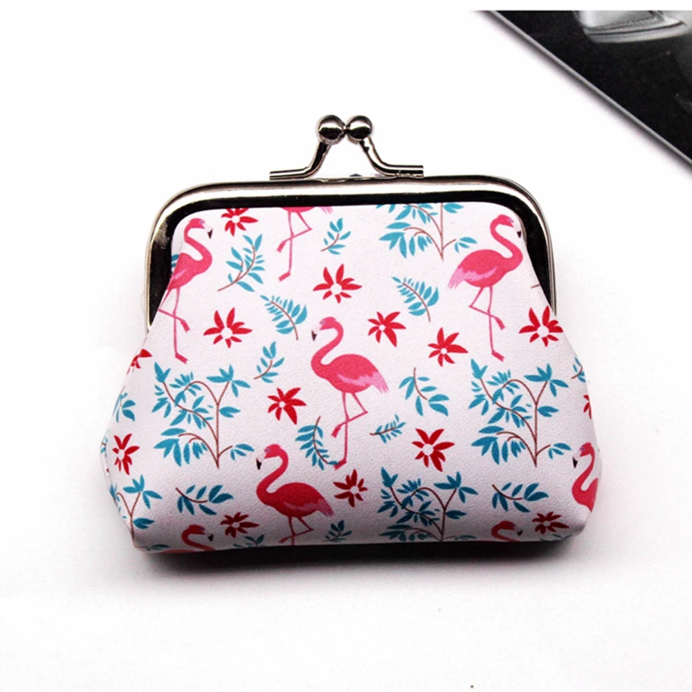 Flamingo 2 Новинка, милый кошелек для девушек, Женский кошелек из искусственной кожи с рисунком фламинго, кошелек для монет, женский клатч, кошелек для мелочи, женская сумка для монет - Цвет: Flamingo 2