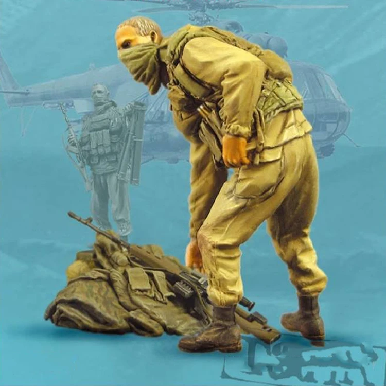Набор фигурок из смолы в масштабе 1/35 русский солдат спецназа|Наборы для сборки