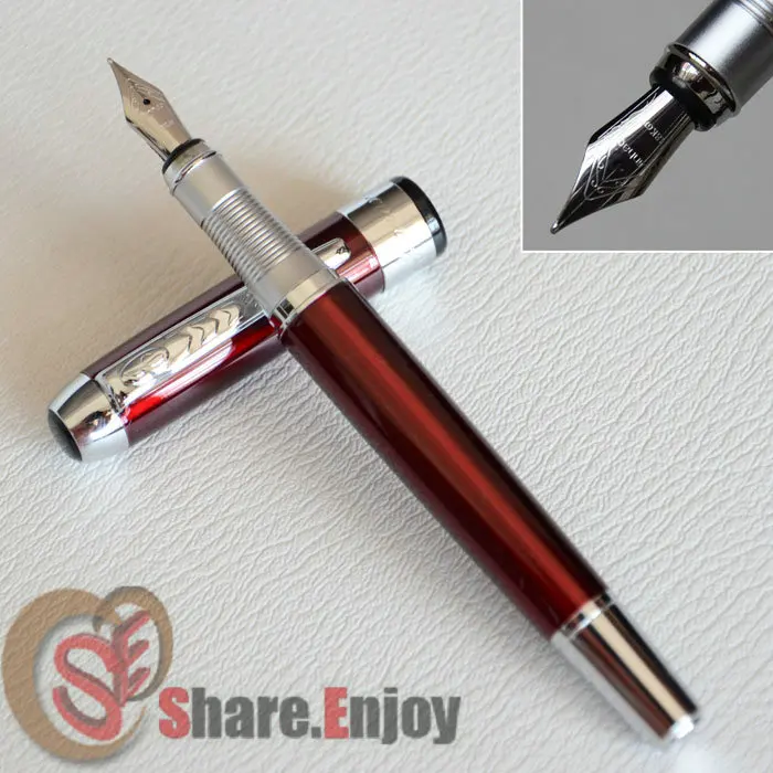 Перьевая ручка 8 цветов на выбор JINHAO 250 18KGP M NIB черный желтый красный синий Шампань серебро