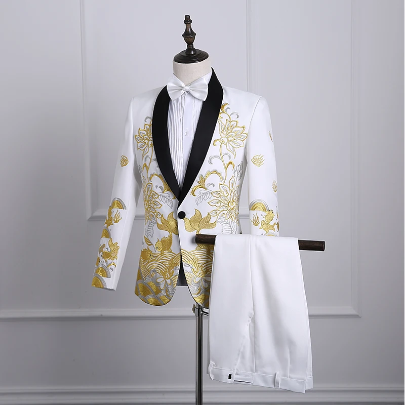 Мужской костюм певицы для выступления на сцене комплект из 2 предметов винтажные