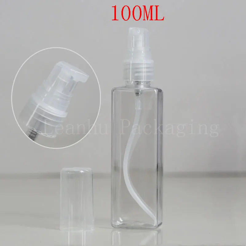 

Пластиковая Квадратная бутылка 100 мл оптом, эмульсионная бутылка куб. См/бутылка для шампуня, контейнер для хранения косметики (50 шт./лот)