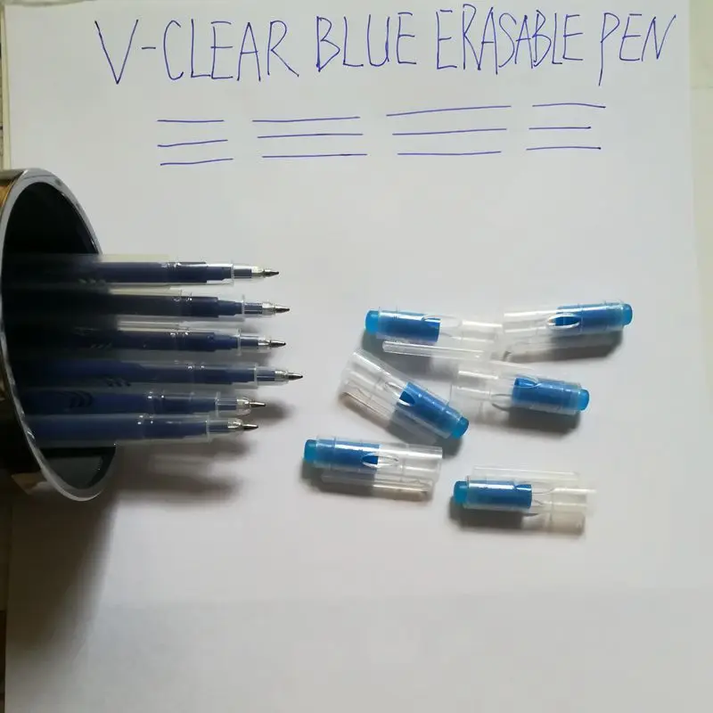 Гелевая ручка VCLEAR 6 шт. синяя искусственная гелевых стираемых ручек подарок