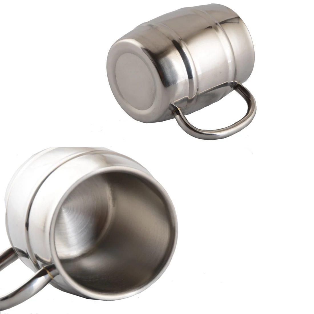 Кружка для чая кофе пива с ручкой 320 мл 450 мл|stainless steel cup|steel cupbeer cup |