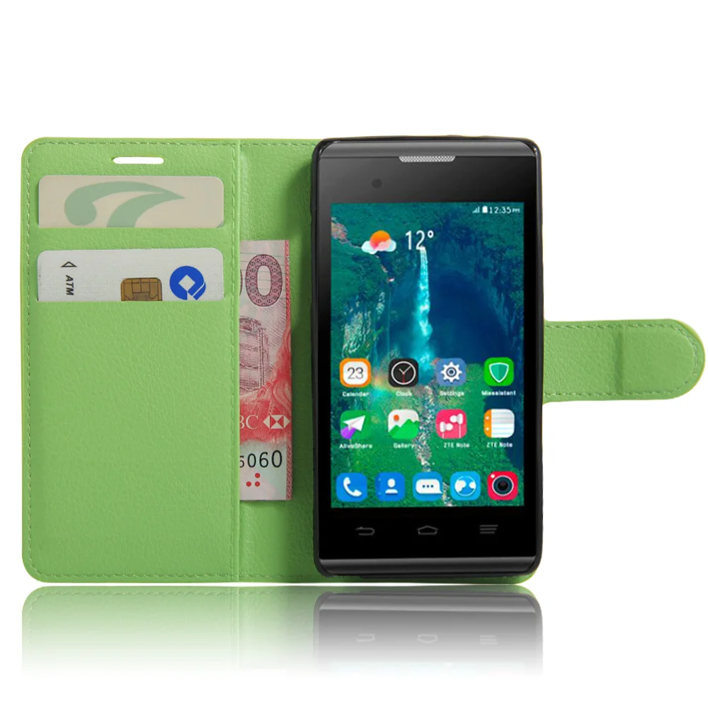 YINGHUI кошелек из искусственной кожи флип чехол для ZTE Blade A410 4 0 дюйма телефона сумки