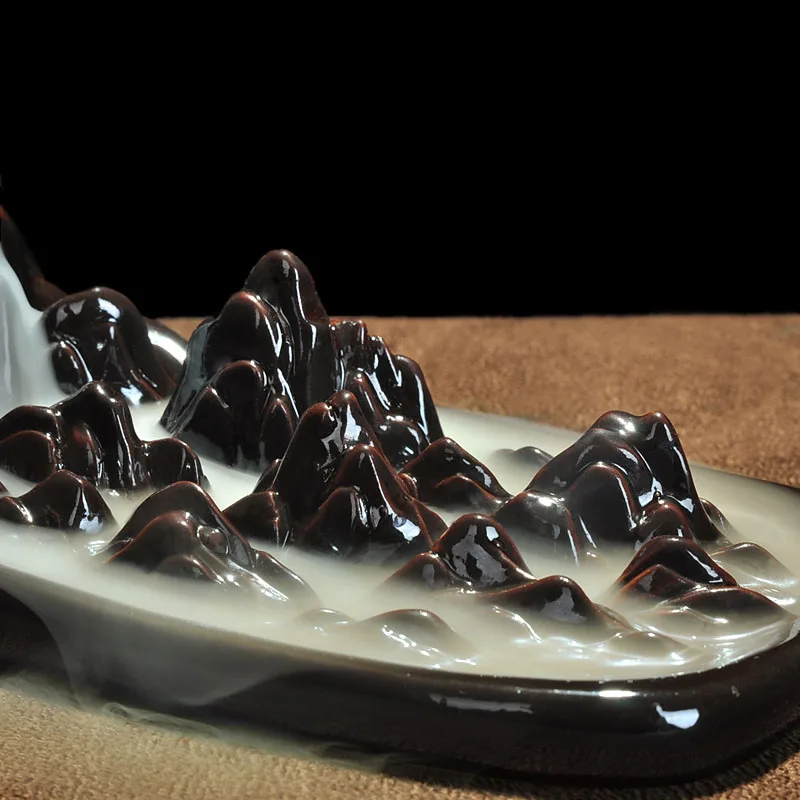 Горы и реки сандалового дерева Blackflow благовония горелка креативный домашний